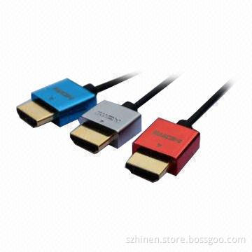 Ultra slim HDMI cable with RedMere solution bandwidth up to 18Gbps